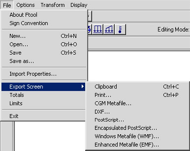Menu File Menu File